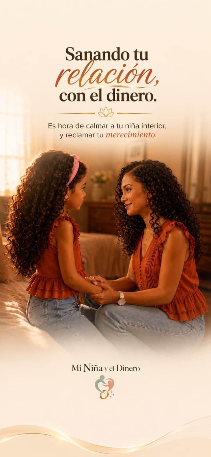 Una madre y su hija sanando juntas su relación con el dinero
